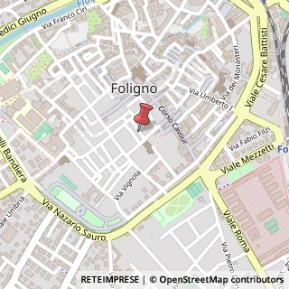 Mappa Via dei Franceschi, 30, 06034 Foligno, Perugia (Umbria)