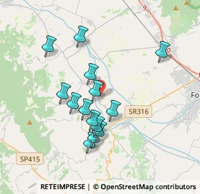 Mappa Via Santissima Annunziata, 06031 Bevagna PG, Italia (3.34929)