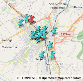 Mappa ANG. PORTA ROMANA, 06034 Foligno PG, Italia (1.0665)