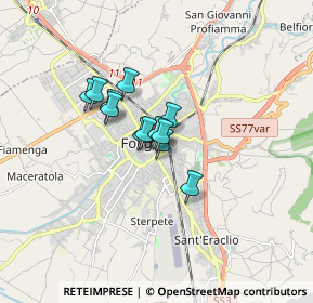 Mappa Via dell'Istituto Denti, 06034 Foligno PG, Italia (0.99083)