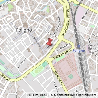 Mappa Via Guglielmo Oberdan, 29, 06034 Foligno, Perugia (Umbria)