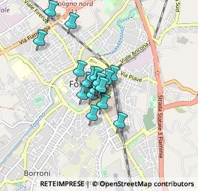 Mappa ANG. PORTA ROMANA, 06034 Foligno PG, Italia (0.50684)