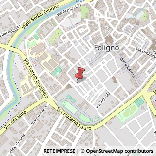 Mappa Piazza San Domenico, 27, 06034 Foligno, Perugia (Umbria)