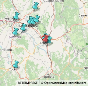 Mappa Via Monte Citerna, 06034 Foligno PG, Italia (14.44769)