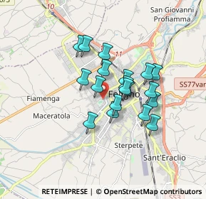 Mappa Via Monte Citerna, 06034 Foligno PG, Italia (1.31684)