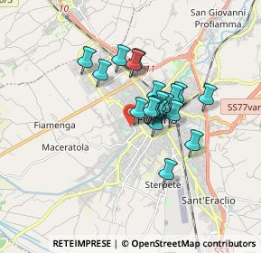 Mappa Via Monte Citerna, 06034 Foligno PG, Italia (1.232)