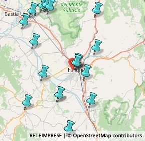 Mappa Via Monte Citerna, 06034 Foligno PG, Italia (9.8005)