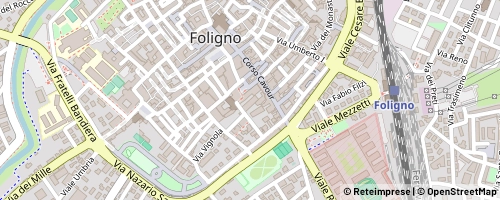 Mappa Foligno