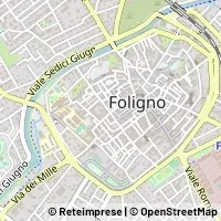Mapa Foligno