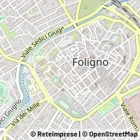 Mapa Foligno