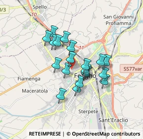 Mappa Via dei Villini, 06034 Foligno PG, Italia (1.3265)