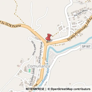 Mappa Via Trieste,  5, 63044 Comunanza, Ascoli Piceno (Marche)