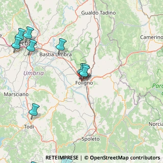 Mappa Via Massimo Arcamone, 06064 Foligno PG, Italia (28.49933)