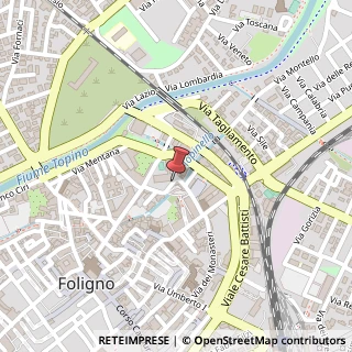 Mappa Via dei Molini, 16, 06034 Foligno, Perugia (Umbria)