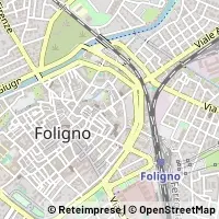 Mapa Foligno