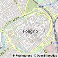 Mapa Foligno