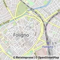 Mapa Foligno