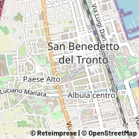 지도 San Benedetto del Tronto