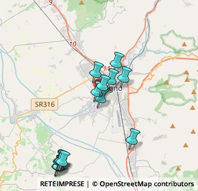 Mappa Largo Marchisiellio, 06034 Foligno PG, Italia (4.41933)