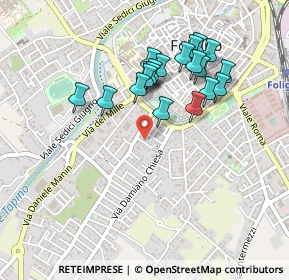 Mappa Via Guglielmo Ferrero, 06034 Foligno PG, Italia (0.4385)