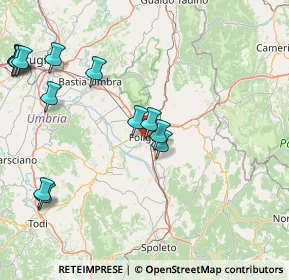 Mappa Via Guglielmo Ferrero, 06034 Foligno PG, Italia (20.24385)