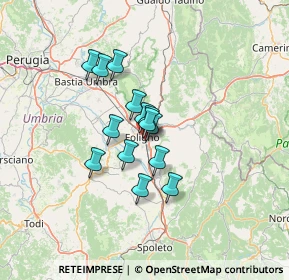 Mappa Via Torino, 06034 Foligno PG, Italia (9.175)