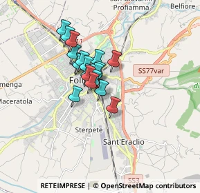 Mappa Via Torino, 06034 Foligno PG, Italia (1.141)