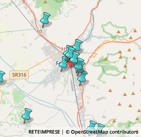 Mappa Via Torino, 06034 Foligno PG, Italia (3.71692)