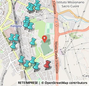 Mappa Via Rubicone, 06034 Foligno PG, Italia (0.6615)