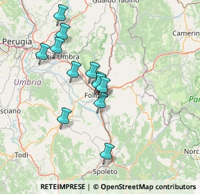 Mappa Via Rubicone, 06034 Foligno PG, Italia (12.79667)