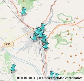 Mappa Via Rubicone, 06034 Foligno PG, Italia (3.4275)