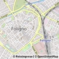 Mapa Foligno
