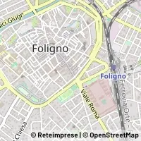 Mapa Foligno