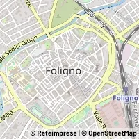 Hartă Foligno