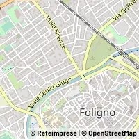 Mapa Foligno