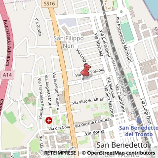 Mappa Via Alessandro Manzoni, 11, 63074 San Benedetto del Tronto, Ascoli Piceno (Marche)