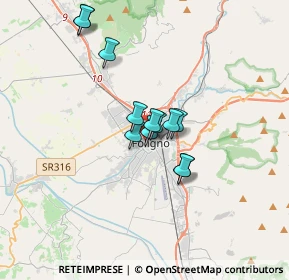 Mappa Via San Giovanni dell'Acqua, 06034 Foligno PG, Italia (2.5125)
