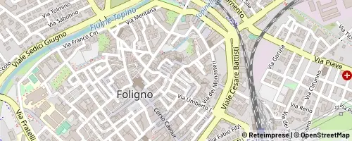 Mappa Foligno