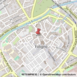 Mappa Via Venti Settembre, 39, 06034 Foligno, Perugia (Umbria)
