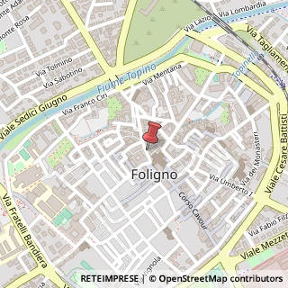 Mappa Via 20 Settembre, 2|4, 06034 Foligno, Perugia (Umbria)