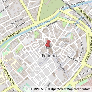 Mappa Via Venti Settembre, 14, 06034 Foligno, Perugia (Umbria)