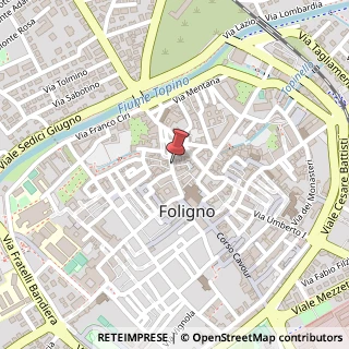 Mappa Via Venti Settembre, 42, 06034 Foligno, Perugia (Umbria)