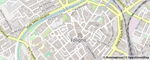 Mappa Foligno