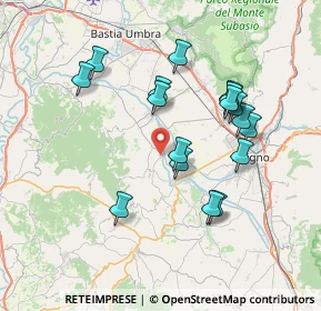 Mappa Via Montarone, 06031 Bevagna PG, Italia (7.17235)