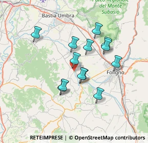 Mappa Via Montarone, 06031 Bevagna PG, Italia (6.06231)