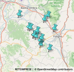 Mappa Via Montarone, 06031 Bevagna PG, Italia (4.97214)