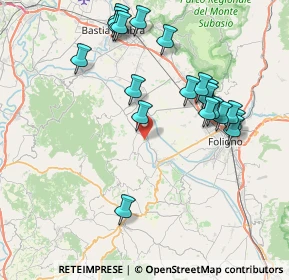 Mappa Via Montarone, 06031 Bevagna PG, Italia (8.5555)
