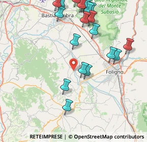 Mappa Via Montarone, 06031 Bevagna PG, Italia (9.91)
