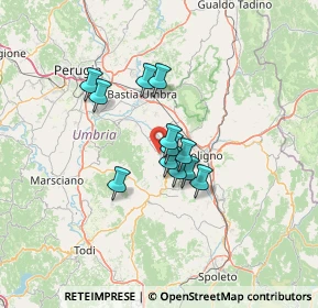 Mappa Via Montarone, 06031 Bevagna PG, Italia (9.4725)