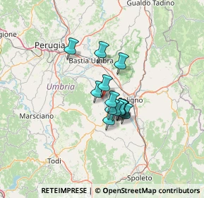 Mappa Via Montarone, 06031 Bevagna PG, Italia (8.16308)